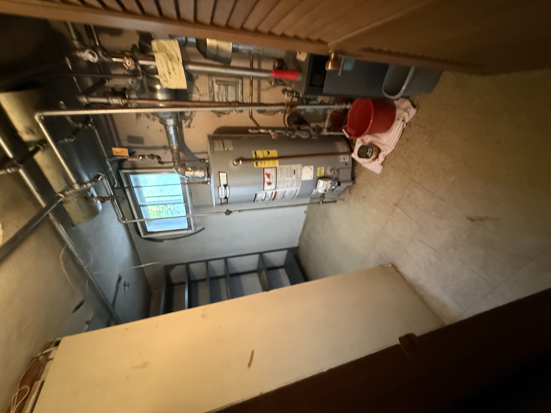 Clean utility area after final cleaning before listing a home