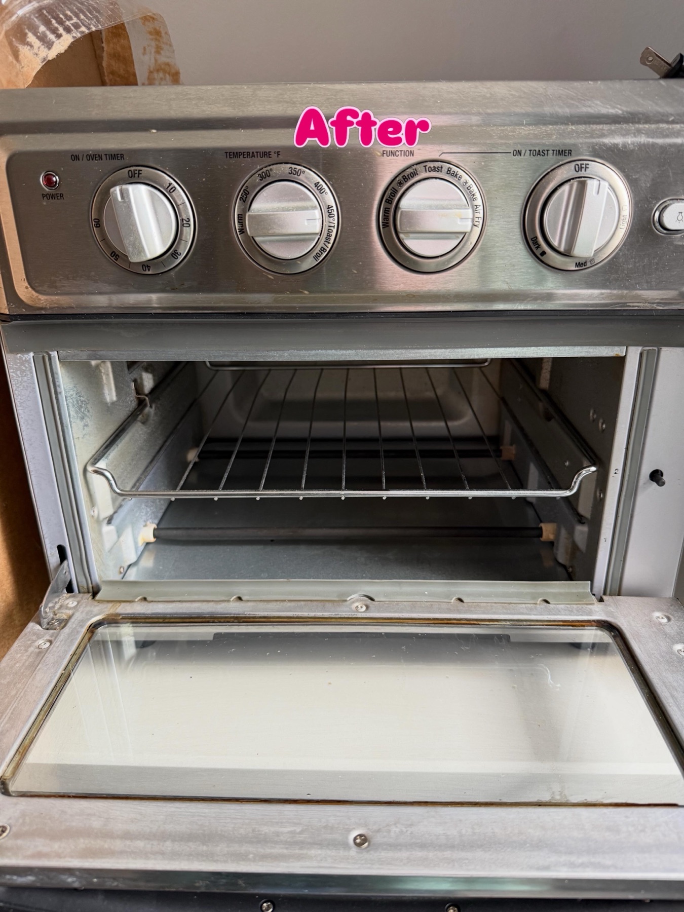 Oven interior after detailed move-in cleaning in New York City